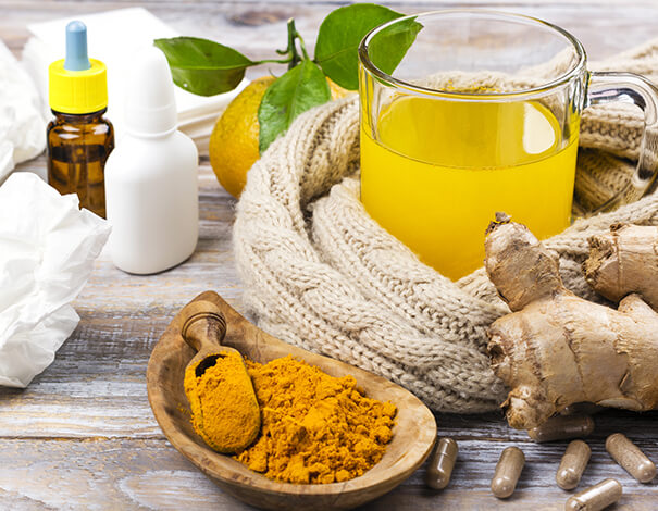 Natural products to relieve cold symptoms
