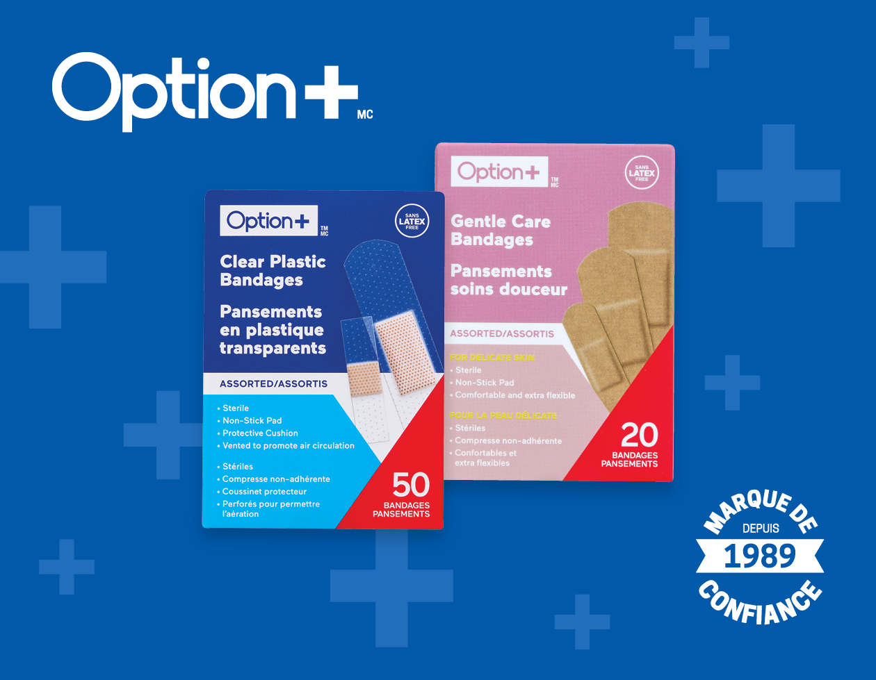 Produits pour blessures mineures