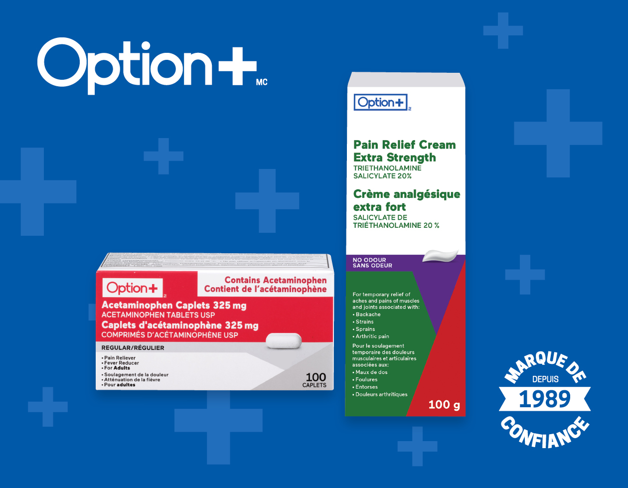 Produits pour la douleur