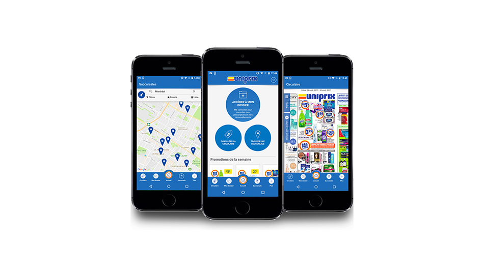Application mobile Uniprix Mobile Application