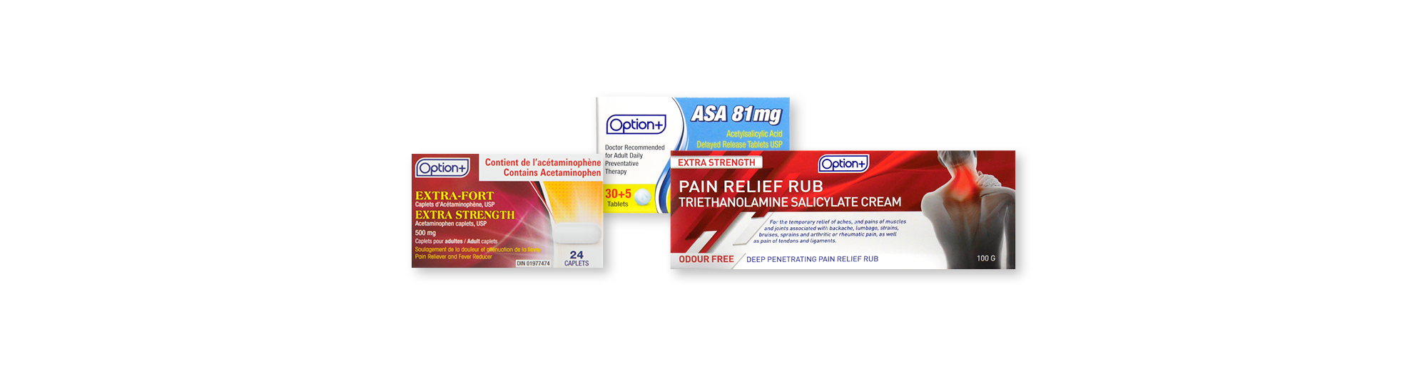 Option+ Pain Relievers