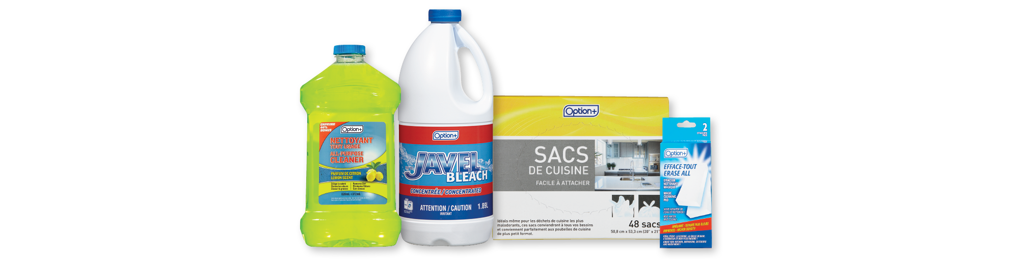 Option+ Produits ménagers