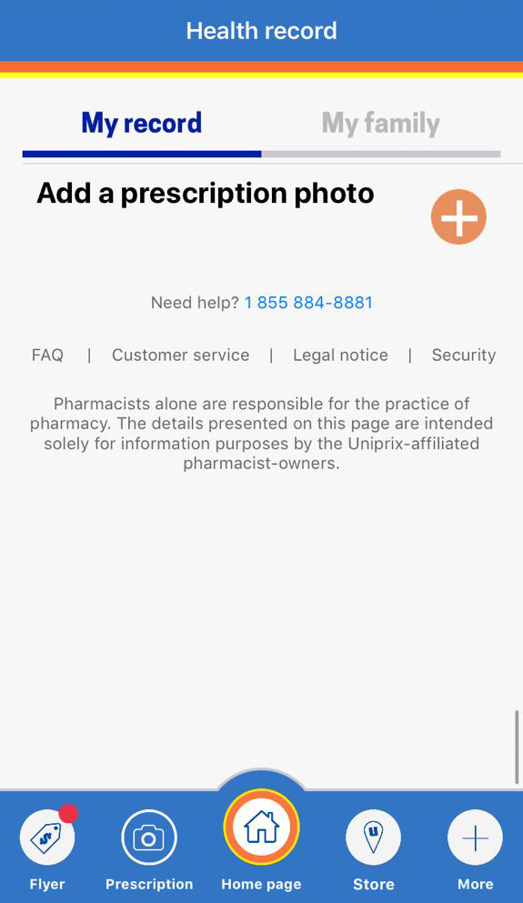 Application uniprix Application uniprix